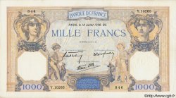 1000 Francs CÉRÈS ET MERCURE type modifié FRANCIA  1940 F.38.50 q.SPL