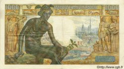 1000 Francs DÉESSE DÉMÉTER FRANCE  1942 F.40.01 VF+