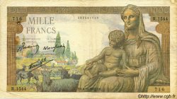 1000 Francs DÉESSE DÉMÉTER FRANCIA  1942 F.40.08 MB