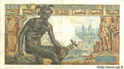 1000 Francs DÉESSE DÉMÉTER FRANKREICH  1942 F.40.13 SS