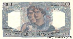 1000 Francs MINERVE ET HERCULE FRANCE  1945 F.41.02 XF+