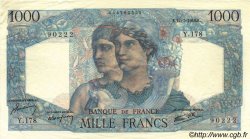1000 Francs MINERVE ET HERCULE FRANCIA  1946 F.41.10 q.AU