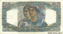 1000 Francs MINERVE ET HERCULE FRANKREICH  1949 F.41.25 SS