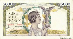5000 Francs VICTOIRE Impression à plat FRANCIA  1941 F.46.19 MBC