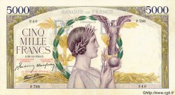 5000 Francs VICTOIRE Impression à plat FRANCIA  1941 F.46.31 q.SPL