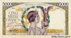 5000 Francs VICTOIRE Impression à plat FRANCIA  1942 F.46.32 SPL