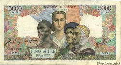 5000 Francs EMPIRE FRANÇAIS FRANKREICH  1945 F.47.31 SGE