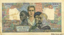 5000 Francs EMPIRE FRANÇAIS FRANCIA  1947 F.47.60 BC
