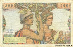 5000 Francs TERRE ET MER FRANCIA  1951 F.48.04 BC