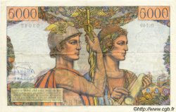 5000 Francs TERRE ET MER FRANCIA  1956 F.48.11 EBC
