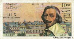 10 Nouveaux Francs RICHELIEU FRANCE  1961 F.57.13 F
