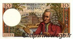 10 Francs VOLTAIRE FRANCIA  1967 F.62.27 EBC+