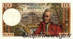10 Francs VOLTAIRE FRANCE  1970 F.62.41 AU