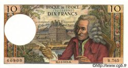 10 Francs VOLTAIRE FRANCIA  1972 F.62.54 FDC