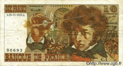 10 Francs BERLIOZ FRANCIA  1972 F.63.01 MB