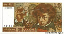 10 Francs BERLIOZ FRANCE  1974 F.63.03 XF