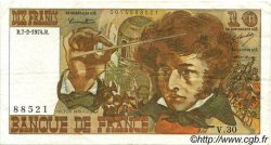 10 Francs BERLIOZ FRANCE  1974 F.63.03 VF+