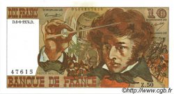 10 Francs BERLIOZ FRANKREICH  1974 F.63.05 fST+