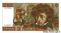 10 Francs BERLIOZ FRANCE  1974 F.63.06 UNC