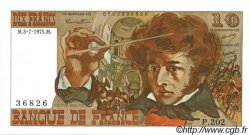 10 Francs BERLIOZ FRANCIA  1975 F.63.11 AU