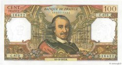 100 Francs CORNEILLE FRANCE  1972 F.65.40 XF+