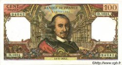 100 Francs CORNEILLE FRANCIA  1976 F.65.55 q.SPL