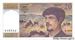 20 Francs DEBUSSY FRANCIA  1980 F.66.01 q.FDC