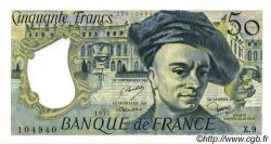 50 Francs QUENTIN DE LA TOUR FRANCIA  1977 F.67.02 AU+