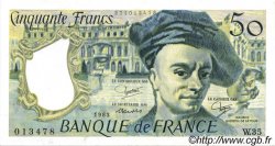 50 Francs QUENTIN DE LA TOUR FRANCE  1983 F.67.09 AU