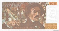 100 Francs DELACROIX modifié FRANCE  1981 F.69.05 UNC-