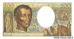 200 Francs MONTESQUIEU FRANKREICH  1986 F.70.06 fST+