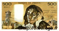 500 Francs PASCAL FRANCIA  1969 F.71.03 EBC+