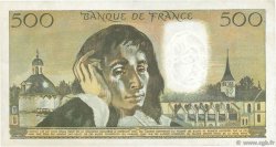 500 Francs PASCAL FRANKREICH  1972 F.71.08 VZ