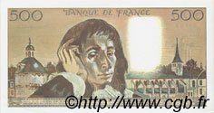 500 Francs PASCAL FRANKREICH  1988 F.71.39 fST+
