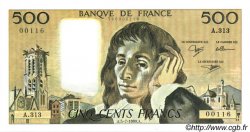 500 Francs PASCAL Petit numéro FRANKREICH  1990 F.71.44 ST