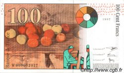100 Francs CÉZANNE FRANCE  1997 F.74.01 AU