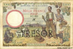 1000 Francs ALGÉRIE FRANCE  1942 VF.10.01 F+