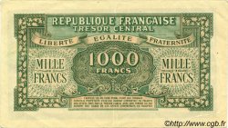 1000 Francs MARIANNE THOMAS DE LA RUE Faux FRANCIA  1945 VF.13.03x MBC+