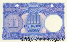5000 Francs MARIANNE NON ÉMIS Annulé FRANCIA  1945 VF.14.02 FDC