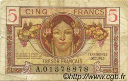 5 Francs TRÉSOR FRANÇAIS FRANCE  1947 VF.29.01 F+