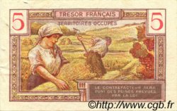 5 Francs TRÉSOR FRANÇAIS FRANCE  1947 VF.29.01 XF