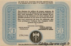 50 Francs BON DE SOLIDARITÉ FRANCE Regionalismus und verschiedenen  1941 KL.09C fST+