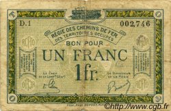 1 Franc FRANCE regionalism and miscellaneous  1923 JP.135.05 F-
