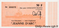 50 Francs JEANNE D ARC Non émis FRANCE régionalisme et divers  1981 K.225g