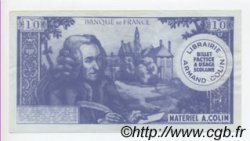10 Francs VOLTAIRE FRANCE Regionalismus und verschiedenen  1964  SS