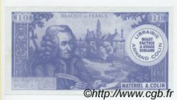 10 Francs VOLTAIRE FRANCE regionalism and miscellaneous  1964  UNC-