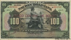 100 Bolivianos BOLIVIEN  1929 P.117 VZ