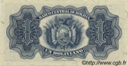 1 Boliviano BOLIVIEN  1928 P.128a fST