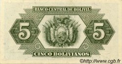 5 Bolivianos BOLIVIA  1928 P.129 AU