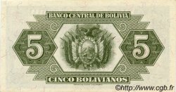 5 Bolivianos BOLIVIEN  1928 P.129 fST+
